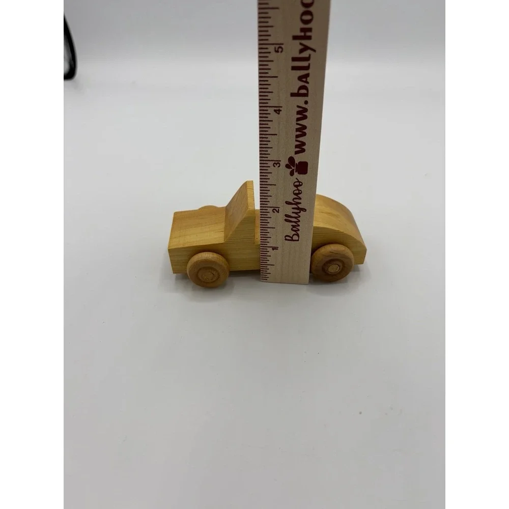 Handmade 2 Seater Model‎ Wooden Car Handcrafted Classical Rolling Toy 4.5
